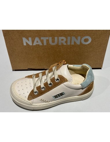 Chaussures basses naturino faluk zip nappa suede spazz milk brown sage la livraison gratuite