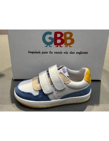 Chaussures basses GBB 24336AJ311 lover blanc jeans Dans la société mordern