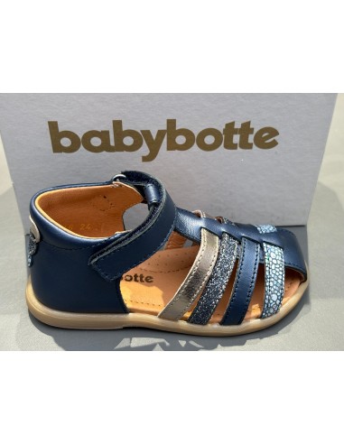 Sandalettes Babybotte 4246B002 teriyaki perlato bleu france