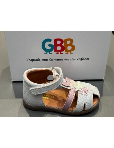 Sandalettes GBB 23979 AJ115 enita blanc rose plus qu'un jeu 