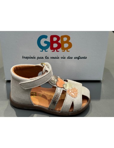 Sandalettes GBB 23978 AJ 115 enita beige or livraison et retour toujours gratuits