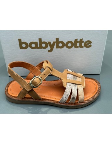 Sandalettes Babybotte 4549B038 kadaques texano cognac Profitez des Offres !