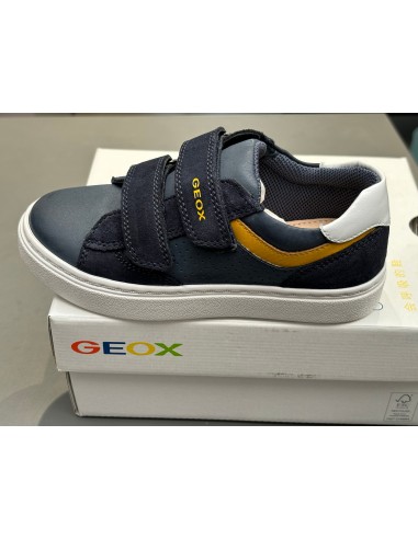 Chaussures basses Geox J45ECB j nashik b navy yellow Les magasins à Paris et en Île-de-France