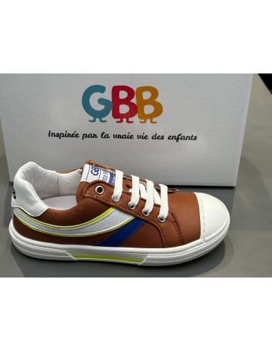 Chaussures basses GBB Batino cognac le concept de la Pate a emporter 