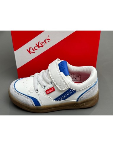 Baskets kickers Kouic blanc gris bleu Découvrez la collection