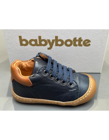 Bottines Babybotte 5024B002 argo zip texano blu bleu H24 pas cheres