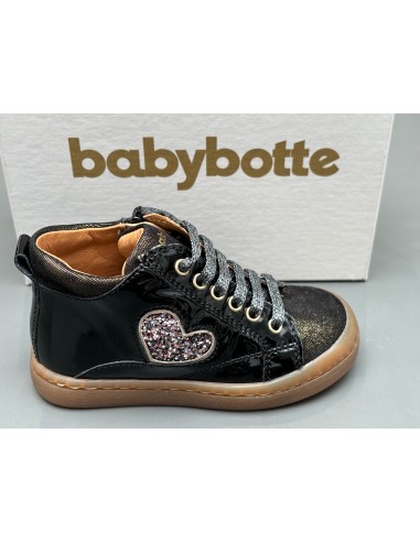 Bottines Babybotte 5111B001 anto vernice nero H24 les muscles