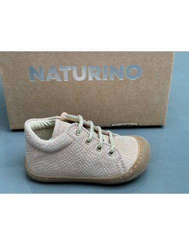 Bottines naturino cocoon zip lizard met rose sole honey H24 Découvrez la collection