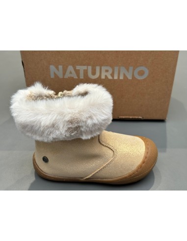 Boots naturino dordy Suède glitter lin wool platinium écru l'évolution des habitudes 