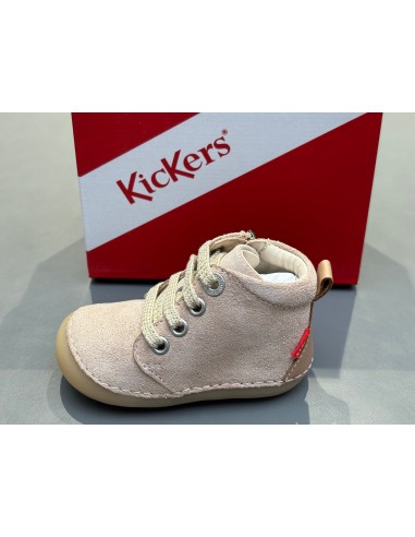 Bottines kickers sonizip beige champagne prix pour 