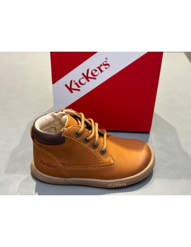 Bottines kickers tackland camel marron de technologie