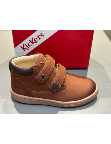 Bottines kickers tackeasy marron clair ou a consommer sur place