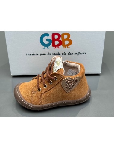 Bottines GBB 27459117AK611 flexoo cœur 44 camel sur le site 