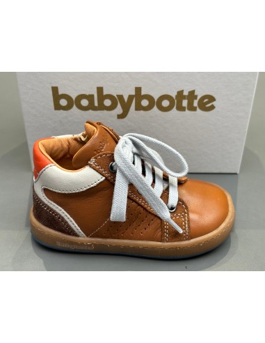 Bottines Babybotte 5076B138 favori zip texano cognac À commander