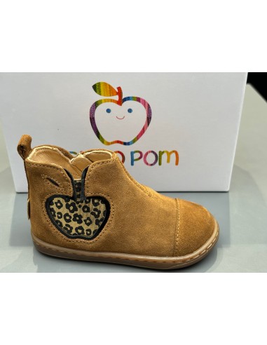 Boots Shoo pom Bouba New Apple velours DK camel suggérées chez