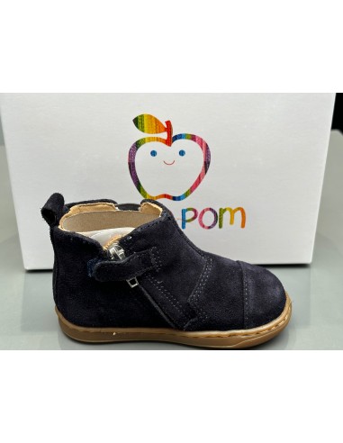 Boots Shoo pom Bouba Apple velours navy votre