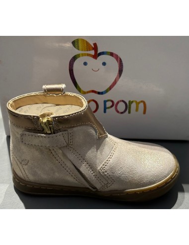 Boots Shoo pom Bouba kid aegean taupe platine pas cher chine