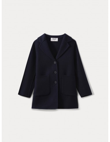 Manteau en cachemire fille marine les ligaments