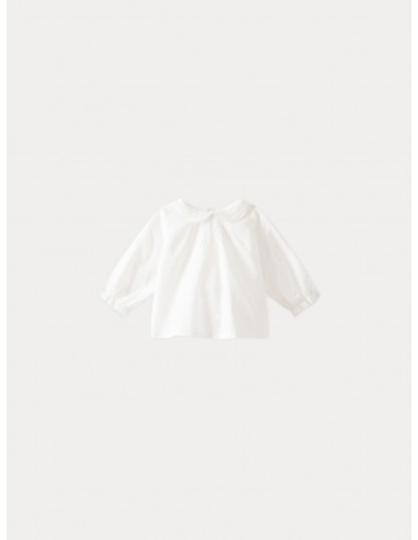 Blouse en voile de coton bébé blanc lait sélection de produits