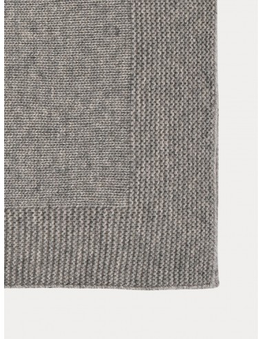 Couverture en cachemire bébé gris chiné clair Véritable concentré