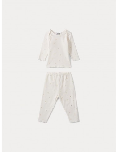 Pyjama deux pièces bébé or en ligne