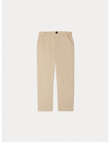 Pantalon Timoté en twill beige Amélioration de cerveau avec