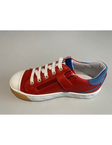 Chaussures basses babybotte Kevin rouge de technologie