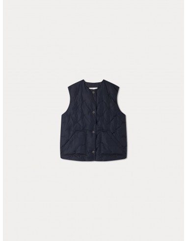 Blouson Daila sans manches bleu nuit pas cher chine