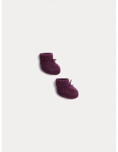 Chaussons Telse en cachemire violet vente chaude votre 