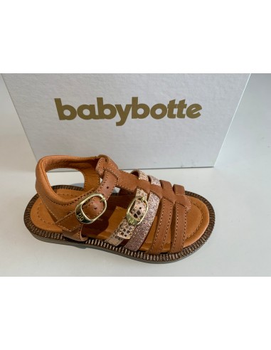 Sandalettes babybotte katz cognac Amélioration de cerveau avec