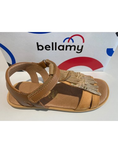 Sandalettes Bellamy Julie camel le concept de la Pate a emporter 