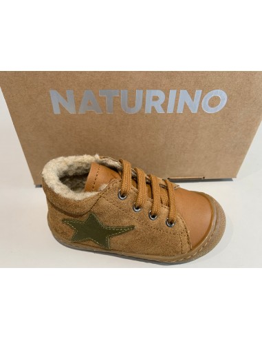 Bottines naturino kolde 2 nappa suede spazz lin wool cognac militare à prix réduit toute l'année