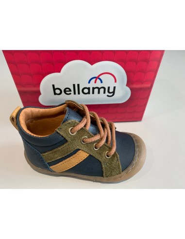 Bottines Bellamy iris pétrole kaki camel les ligaments