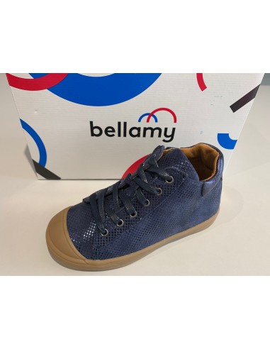 Bottines Bellamy Indra bleu pois Voir les baskets