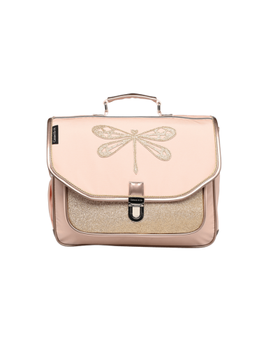 Cartable moyen libellule rose CARAMEL & CIE 2023