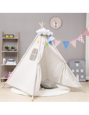 Tipi Enfant Blanc pour Chambre livraison et retour toujours gratuits