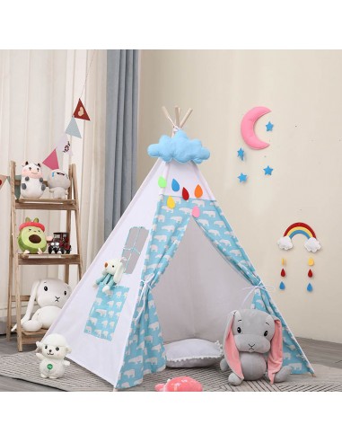 Tipi Bleu et Blanc pour Bébé Garçon Pour