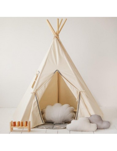 Tipi Enfant « Pompons Gris » acheter en ligne