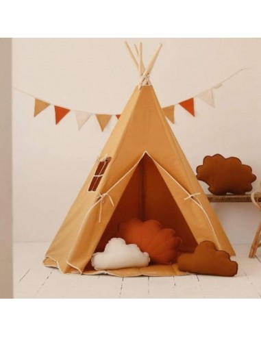 Ensemble Tipi Enfant avec Tapis « Ocre » Les magasins à Paris et en Île-de-France