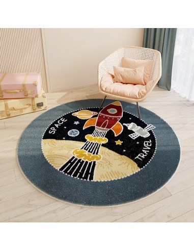 Tapis Rond Fusée sur la Lune En savoir plus