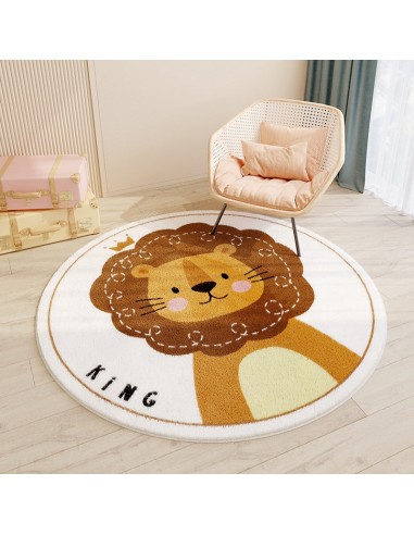 Tapis Rond Chambre Bébé Garçon Lion Economisez 