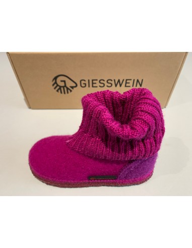 Chaussons giesswein kramsach rose les muscles