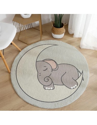 Tapis de Sol Éléphant Chambre Bébé brillant des détails fins