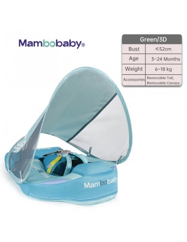 Bouée pour bébé avec ombrelle anti-UV livraison gratuite