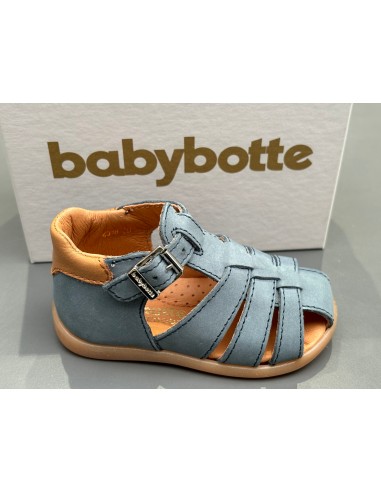 Sandalettes babybotte 4018B050 Gimmy nabuk bleu poudre Toutes les collections ici