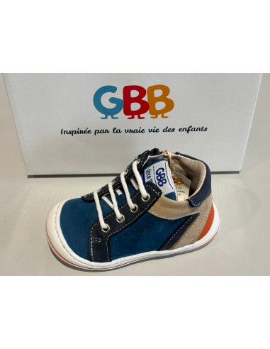 Bottines GBB 24153AJ651 flexoo blanc bleu vente chaude votre 